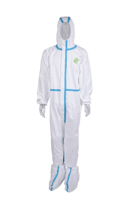  Woven Material+PTFE Membrane Disposable Coverall With Tape TTK-A03