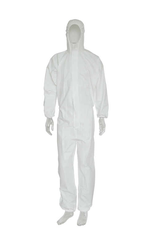 PP+PE Non- woven Material Disposable Coverall Without Tape TTK-B03