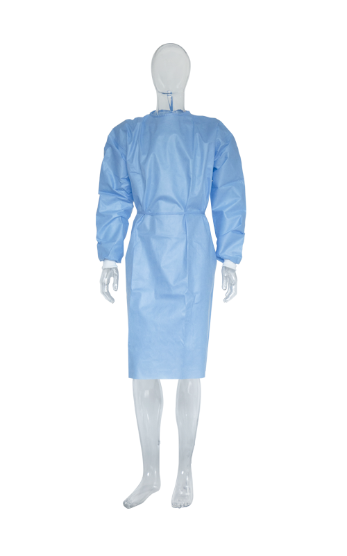 SMS Non-Woven Anti-Virus/ Waterproof/Breathable Level 1 Isolation Gown/Surgical Gown/Patient Gown/Nursing Gown TTK-C02 Series 100