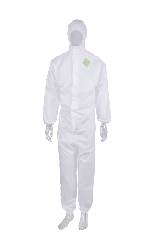 SMS Non-woven Material Disposable Coverall Without Tape TTK-B02